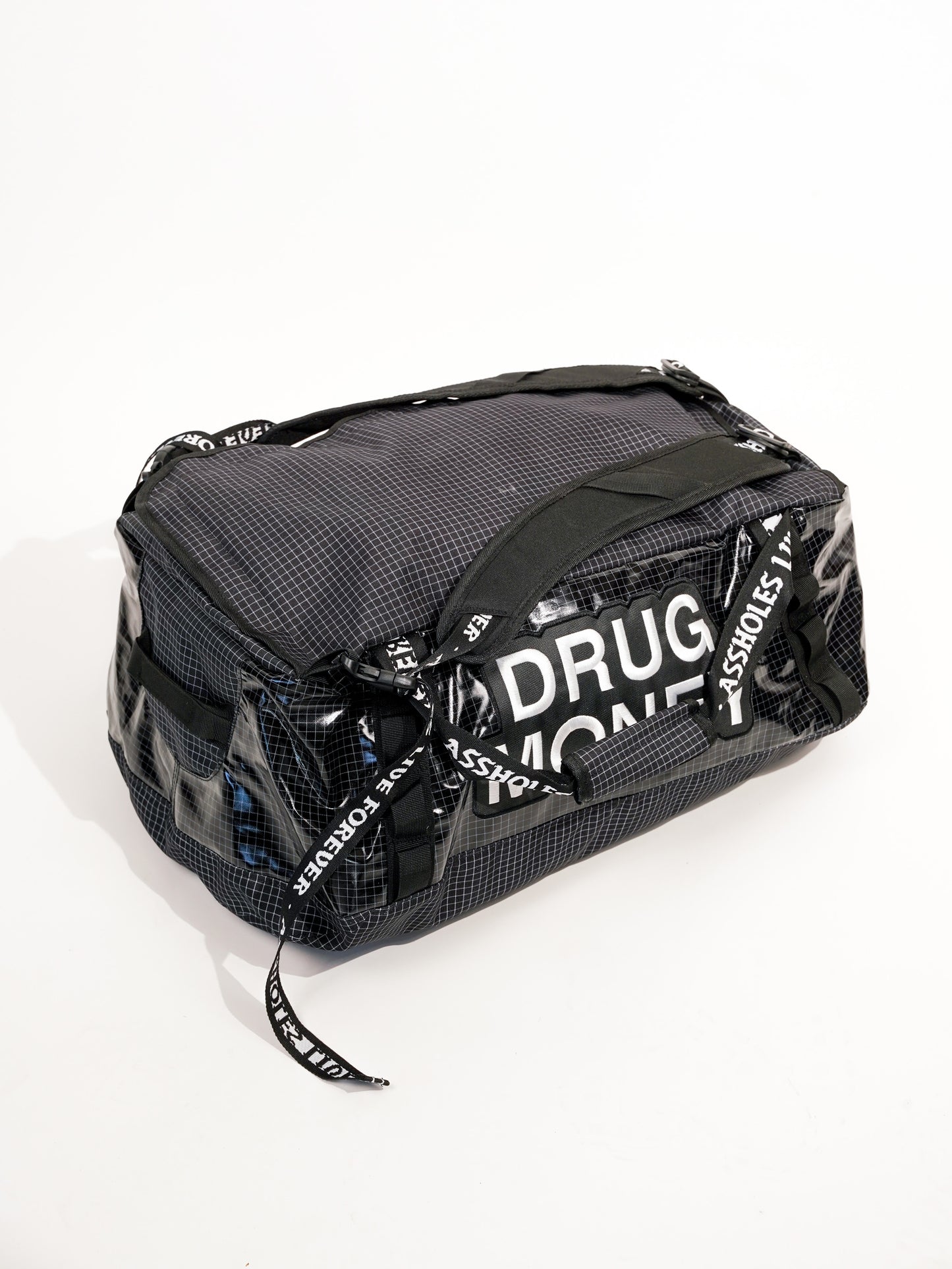 Black Camping Duffle Bag - Drug Money