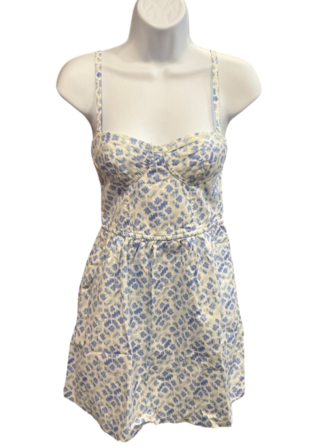 Victoria Secret | Floral Spaghetti Strap Dress Blue/White