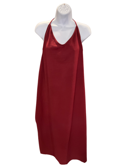 See You Monday Loose Fitting Dress/ Wine