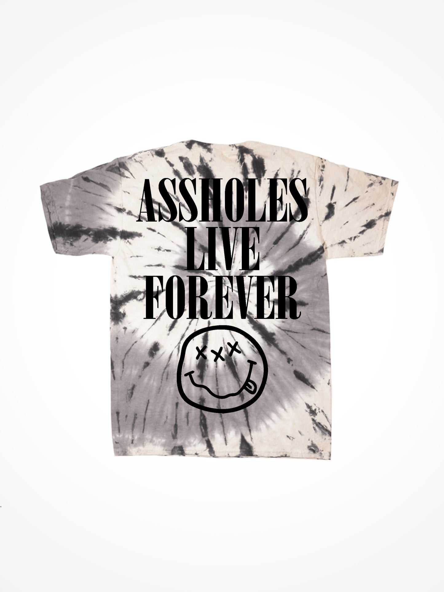 A.L.F. GOOD DIE YOUNG TAN SPIRAL TIE DYE TEE
