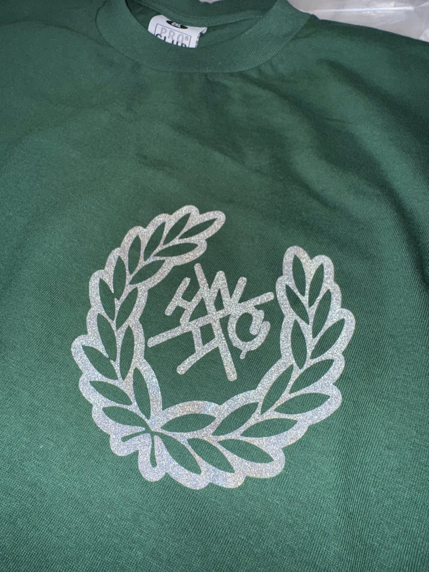 NYHC x ProClub - Hunter Green Long Sleeve Shirts - 2XL