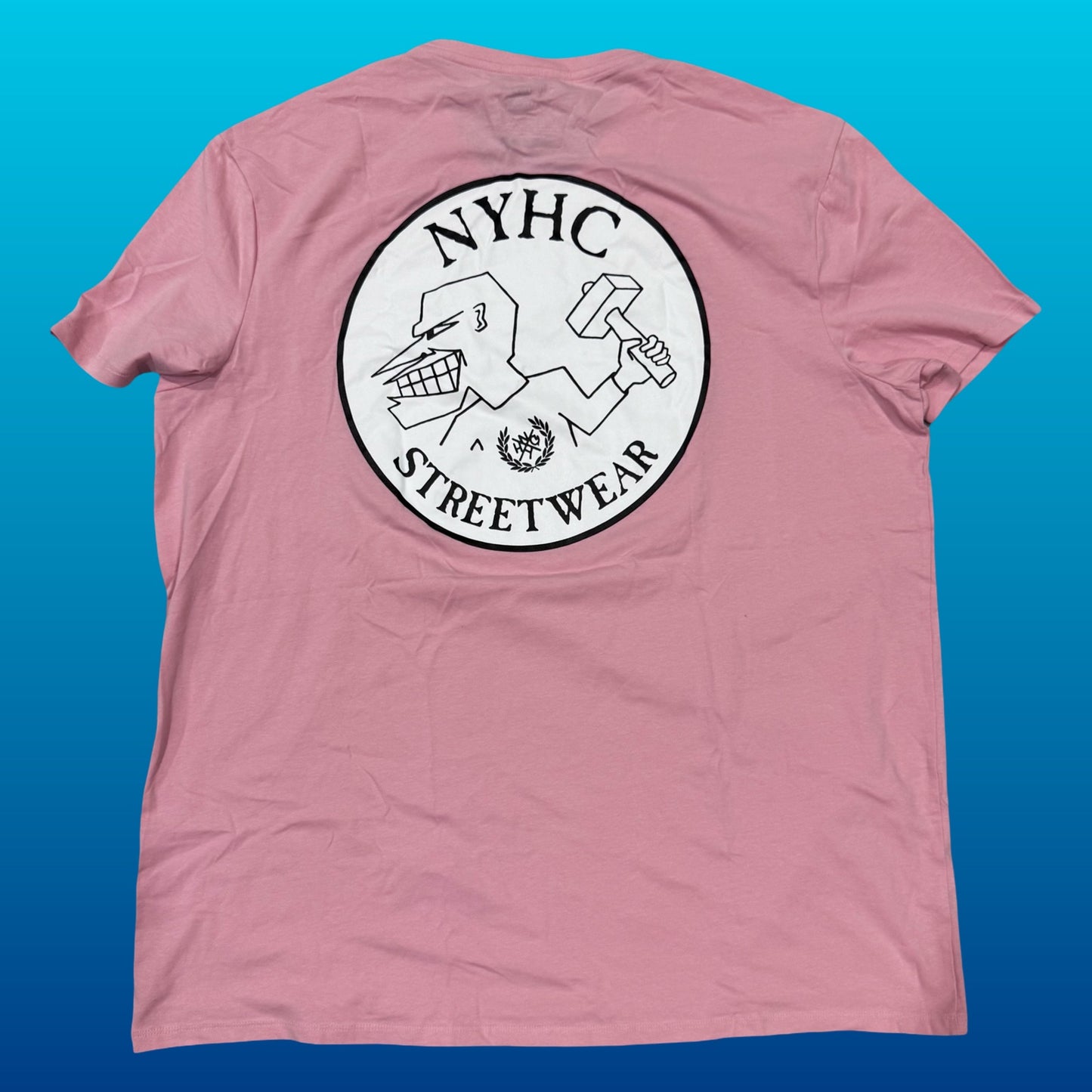 NYHC x RIP - Pink V-neck Tee - XL