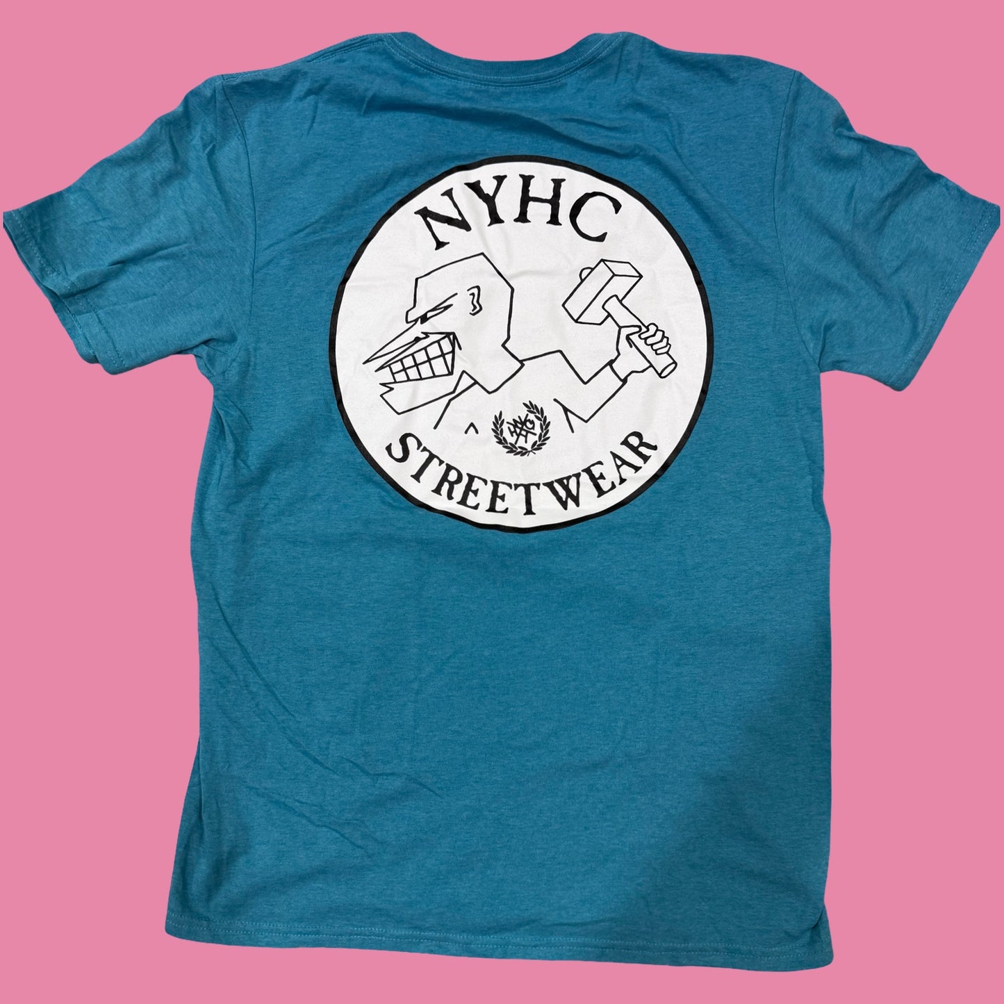 NYHC x RIP - Teal Crewneck Tshirt - Medium