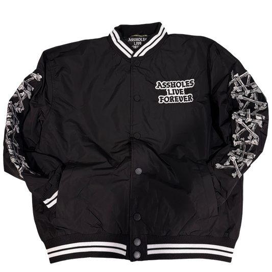 Assholes Live Forever - Varsity Bones Jacket