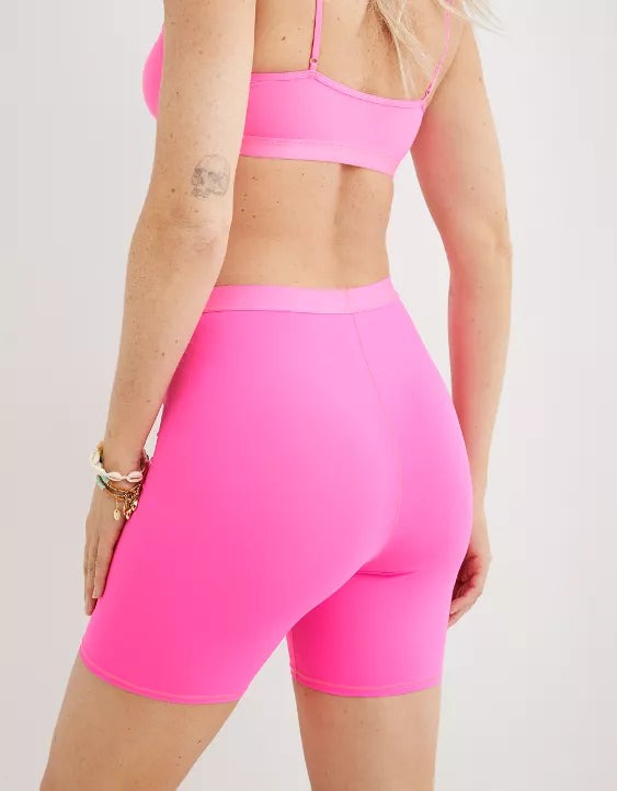 SMOOTHEZ by Aerie Bike Short Underwear/Neon Pink