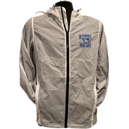 OVO - WHITE/BLACK WORLD TOUR TRANSLUCENT ZIP UP JACKET (XXL)