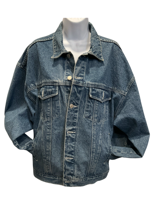 Disney Women's Blue Denim Jacket Winnie the Pooh