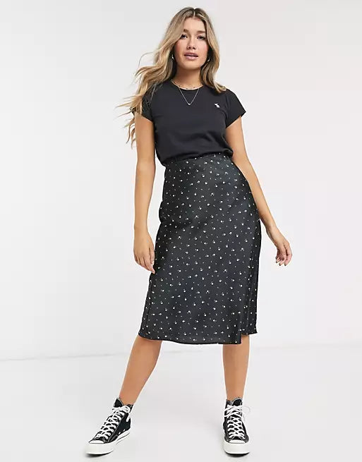 Abercrombie Midi Slip Skirt