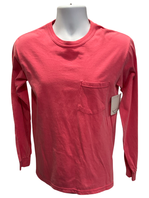 Comfort Colors Long Sleeve Pocket T-Shirt Red