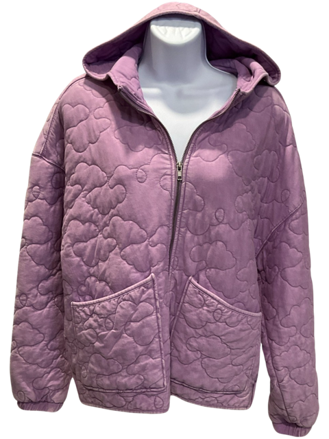 Wild Fable Hooded Quilted Jacket/ Purple