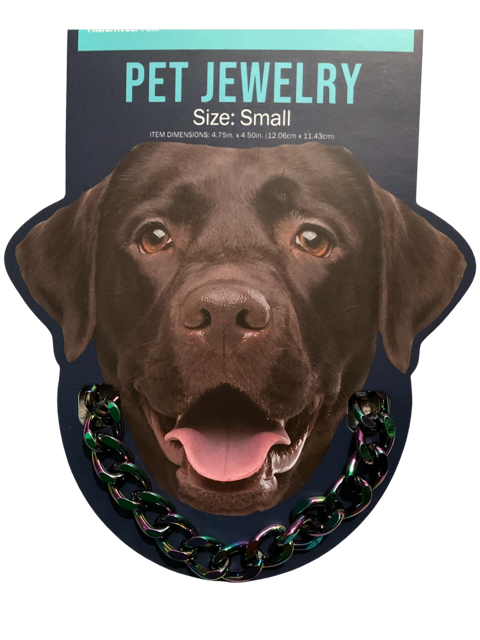 Pet Jewelry Multi Color Chain Link