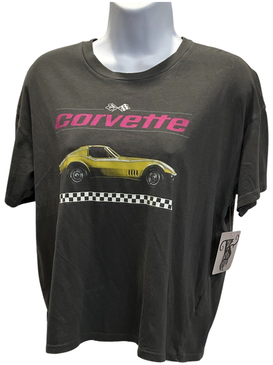 Corvette Crop Graphic Tee