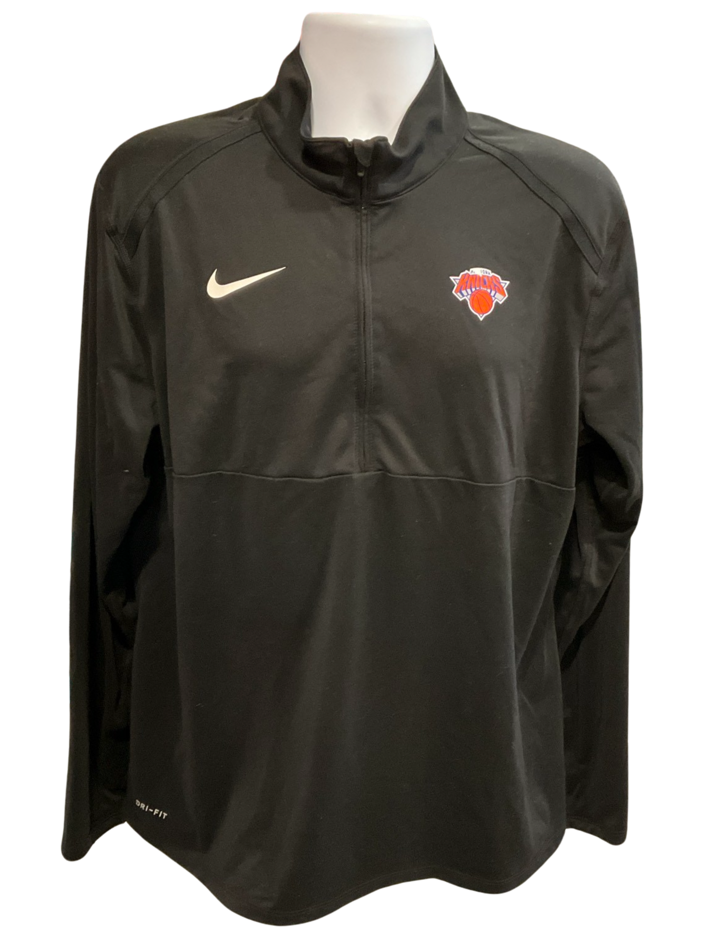 Nike X Knicks Long Sleeve DriFit Half Zip Shirt