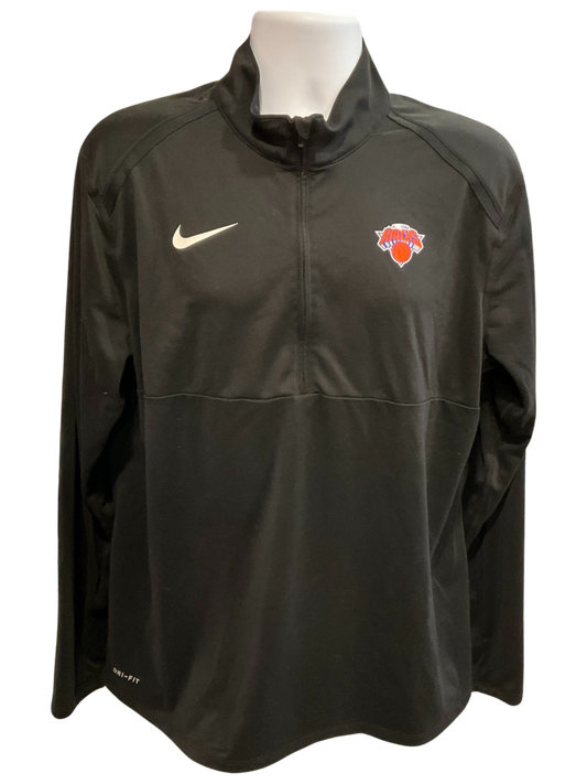 Nike X Knicks Long Sleeve DriFit Half Zip Shirt