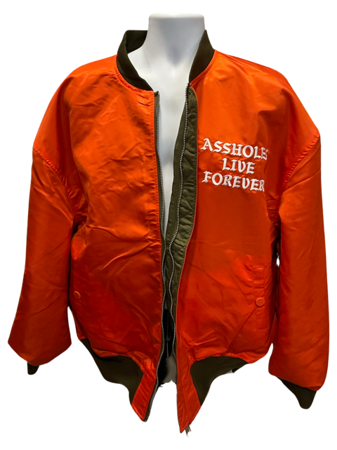 A.L.F. GREEN/ORANGE REVERSIBLE BOMBER JACKET