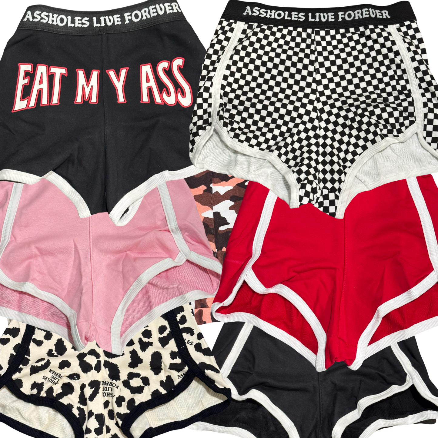 A.L.F. - Women's Cotton Varsity Booty Sleep Shorts