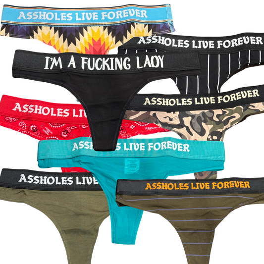A.L.F. - Cotton Thong (SIZE LARGE)