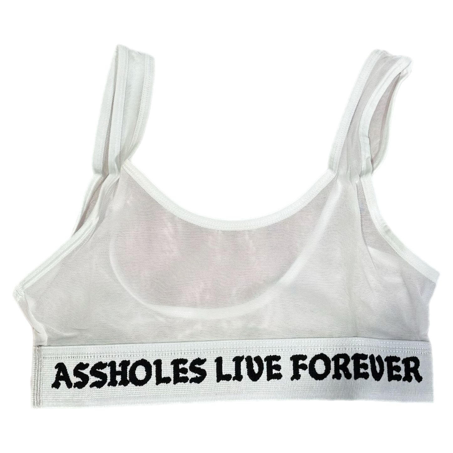 A.L.F - White Mesh Sports Bra (Linda Finegold)