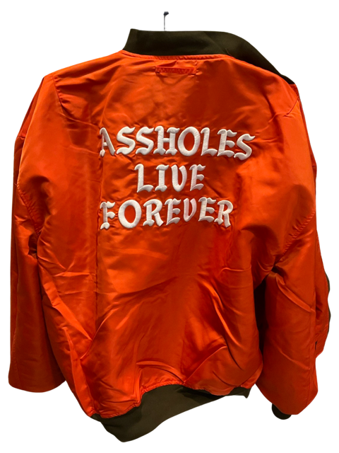 A.L.F. GREEN/ORANGE REVERSIBLE BOMBER JACKET