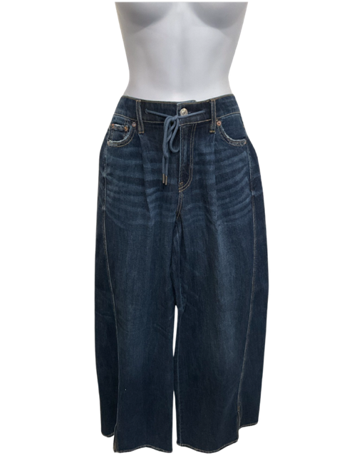 American Eagle Dreamy Drape Super High Rise Ultra Wide Leg Denim