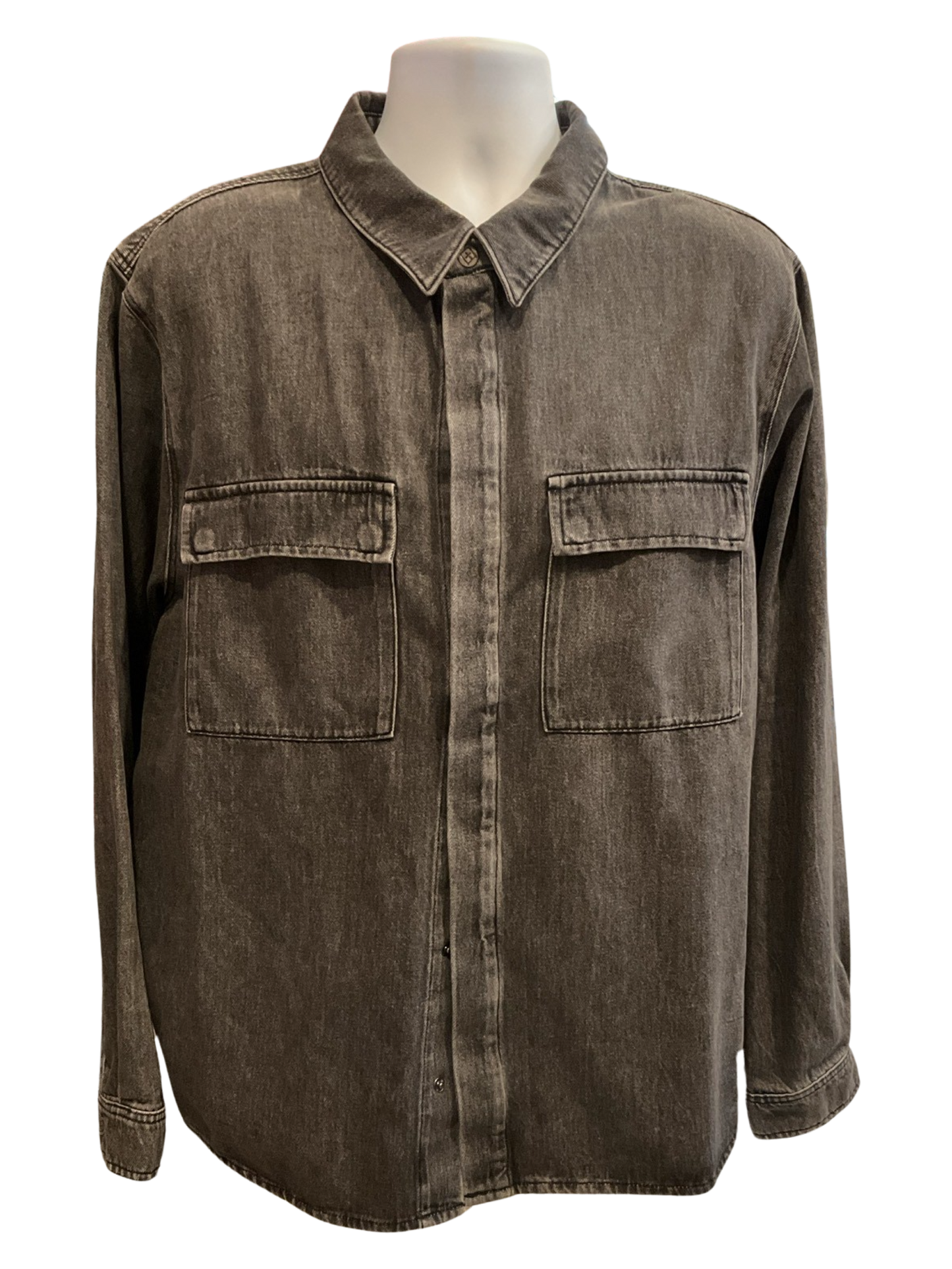 KSUBI DENIM ATMOSPHERE SHIRT (ASPHALT)