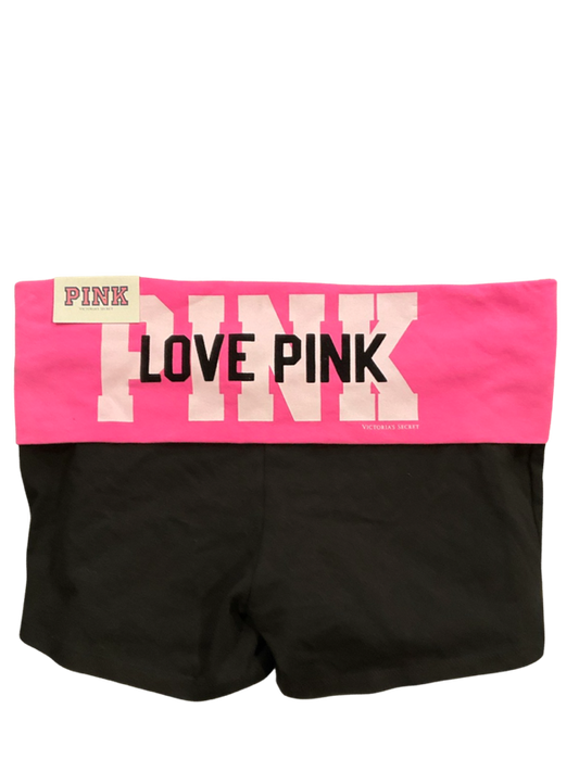 PINK Light Pink Logo Vintage Shorts/ LOVE PINK Detail