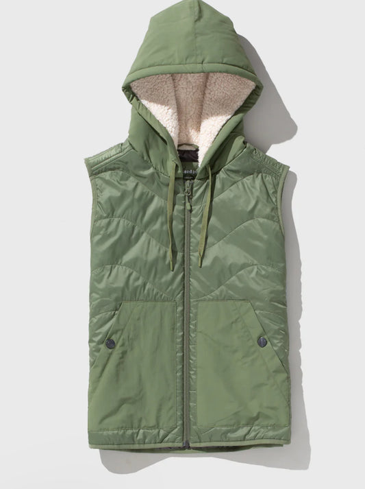 United by Blue Bison Ultralight Hooded Vest/ Olive