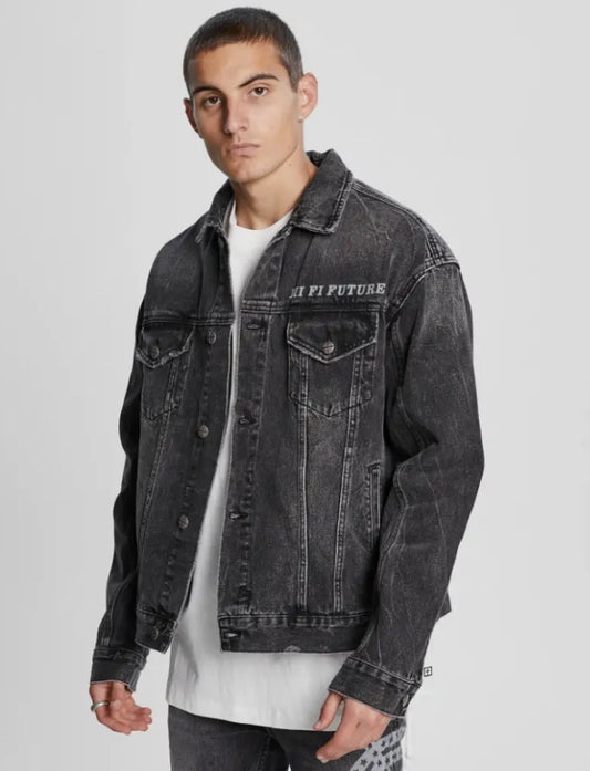 KSUBI Oh.G Jacket Paradox Star Black Denim