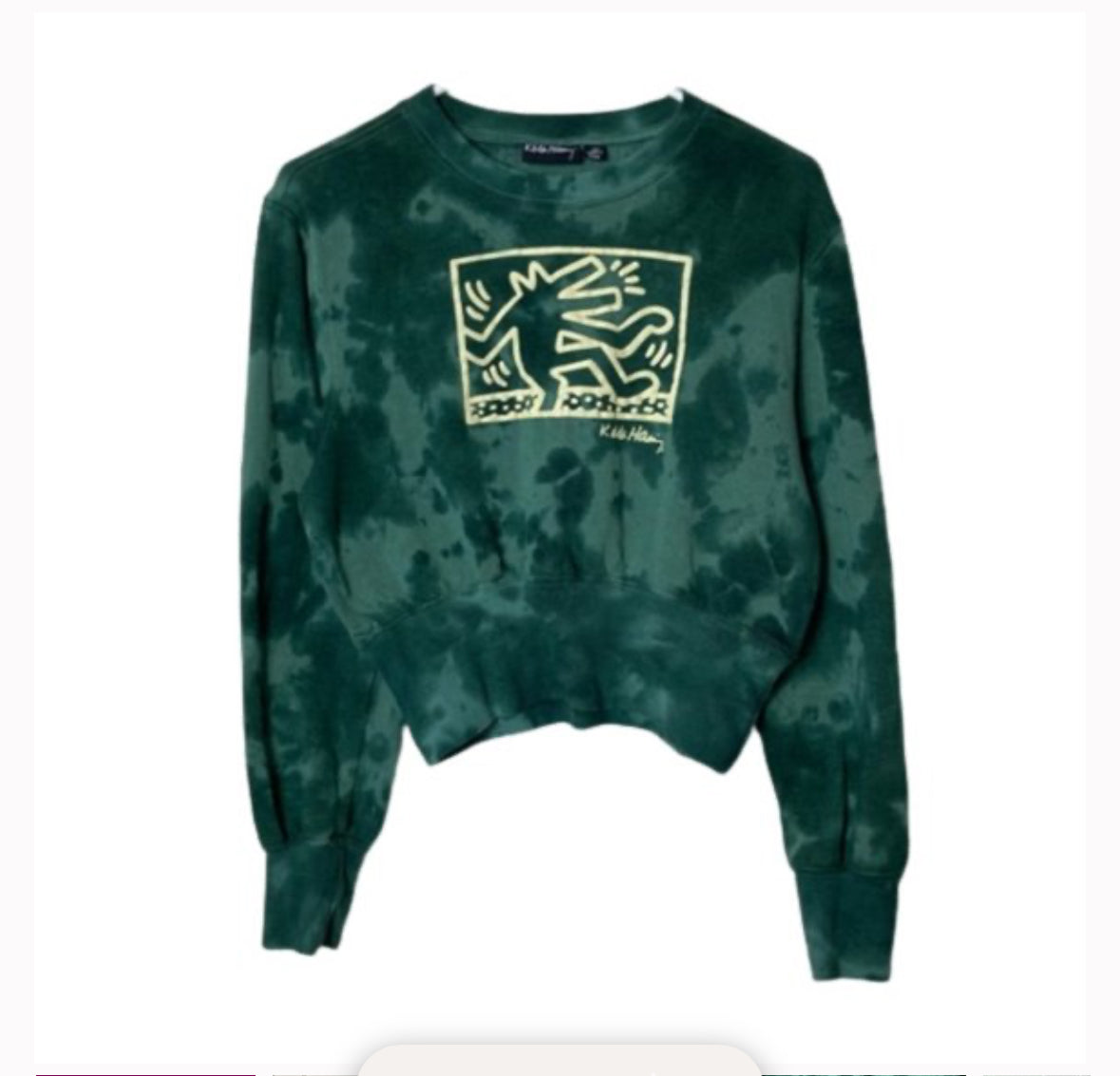 Keith Haring Green Tie Dye