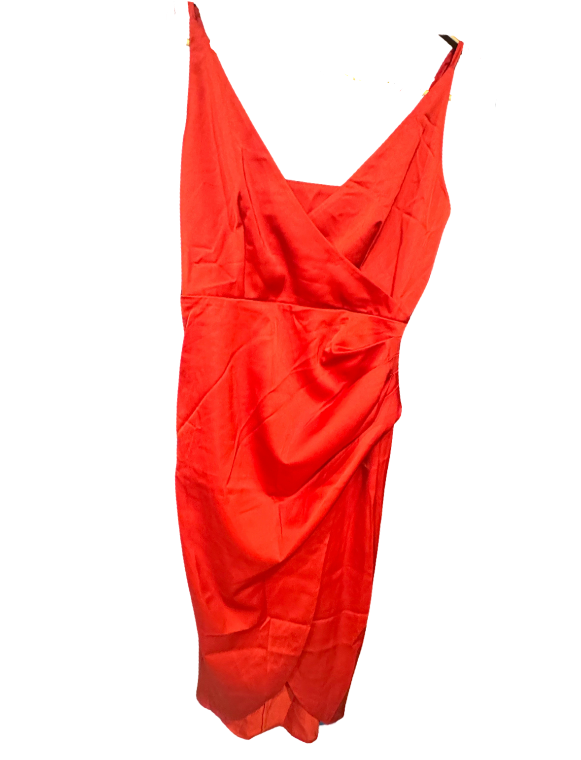 Cupshe Red Satin Dress