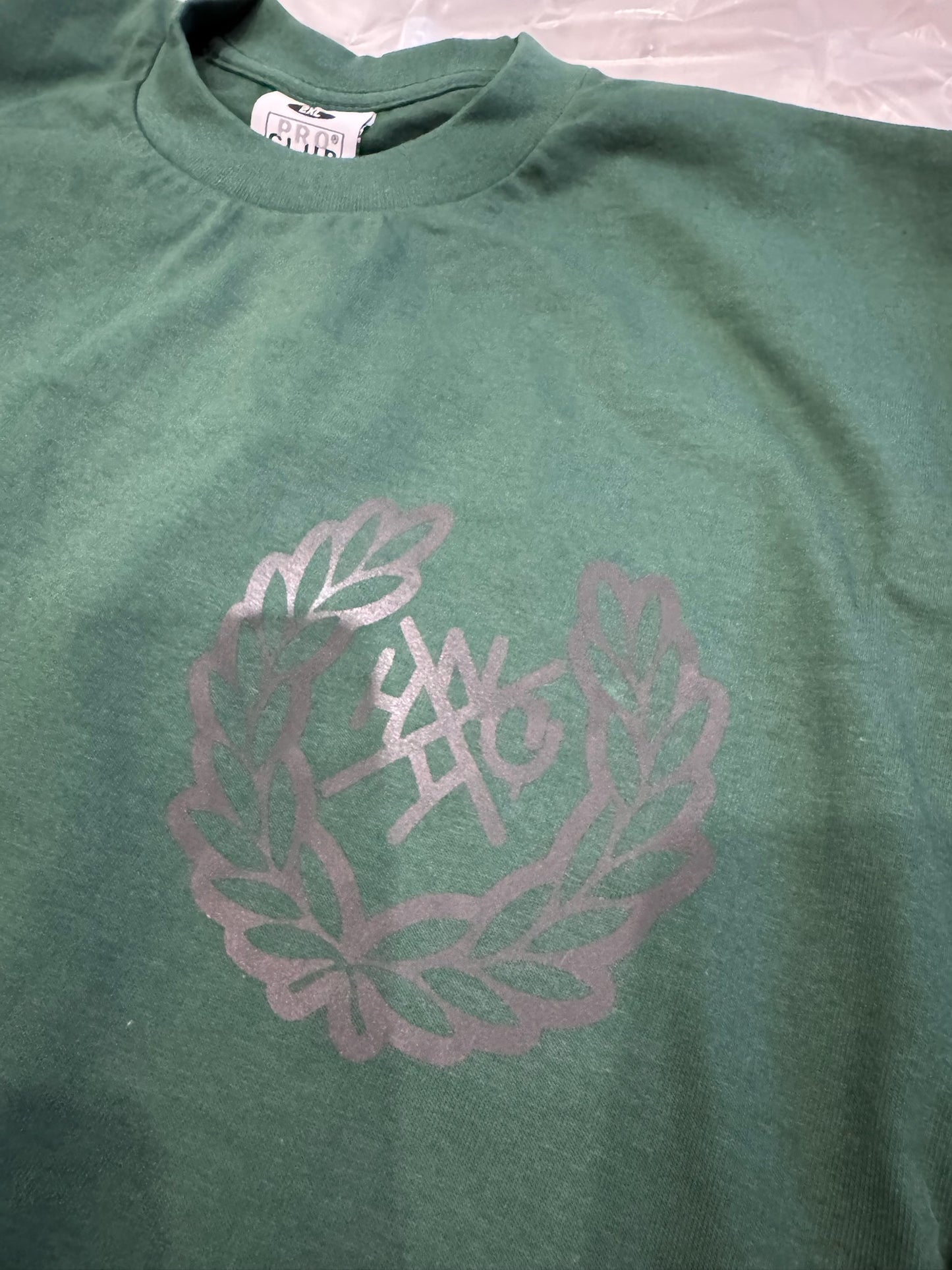 NYHC x ProClub - Hunter Green Long Sleeve Shirts - 2XL