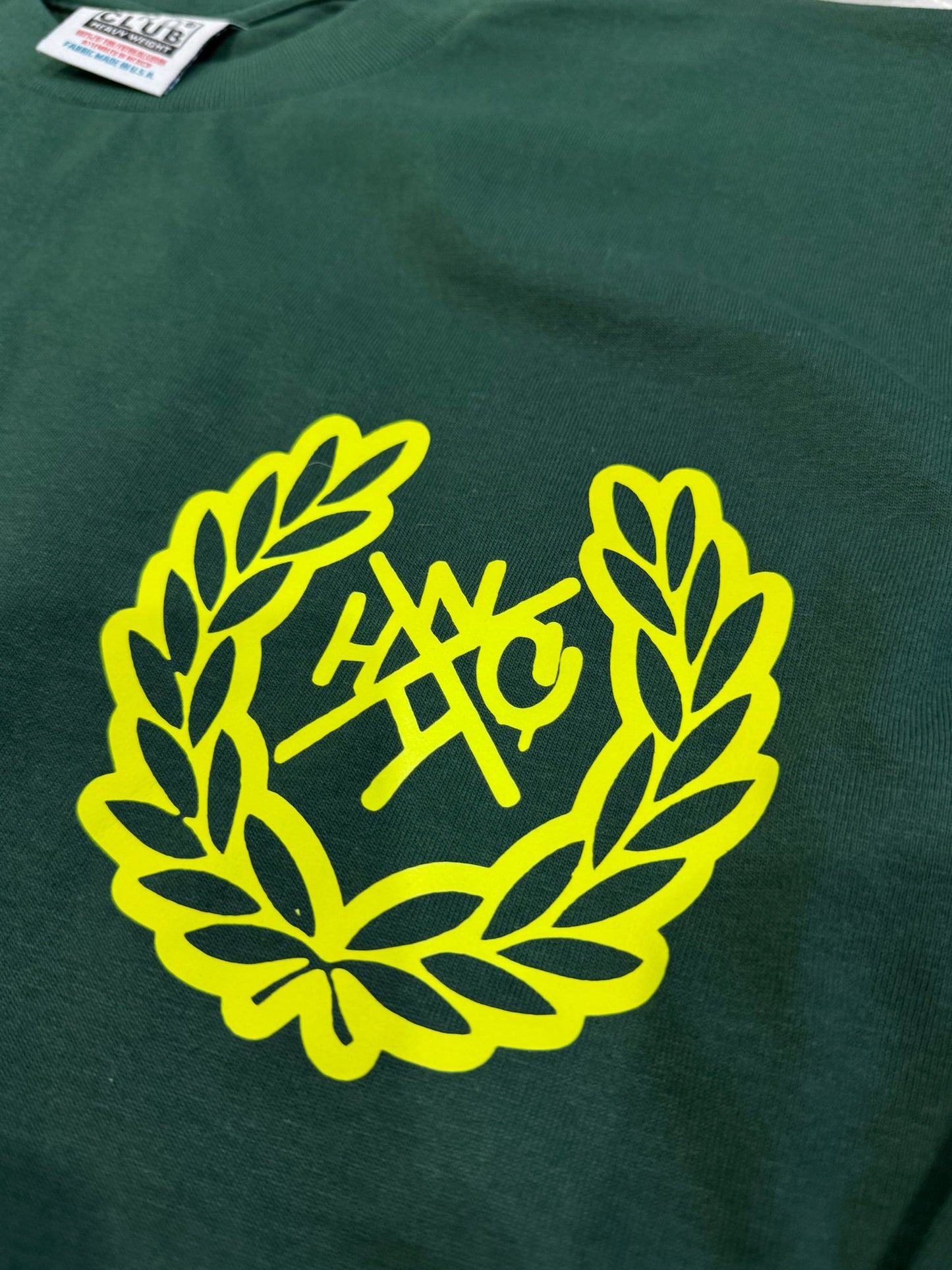 NYHC x ProClub - Hunter Green Long Sleeve Shirts - 2XL