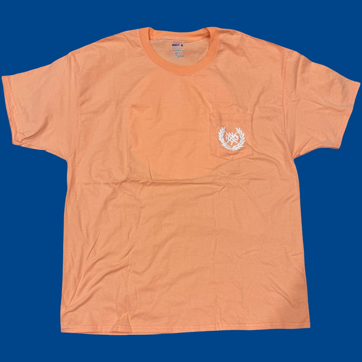 NYHC x RIP - Peach Pocket Tee - XL