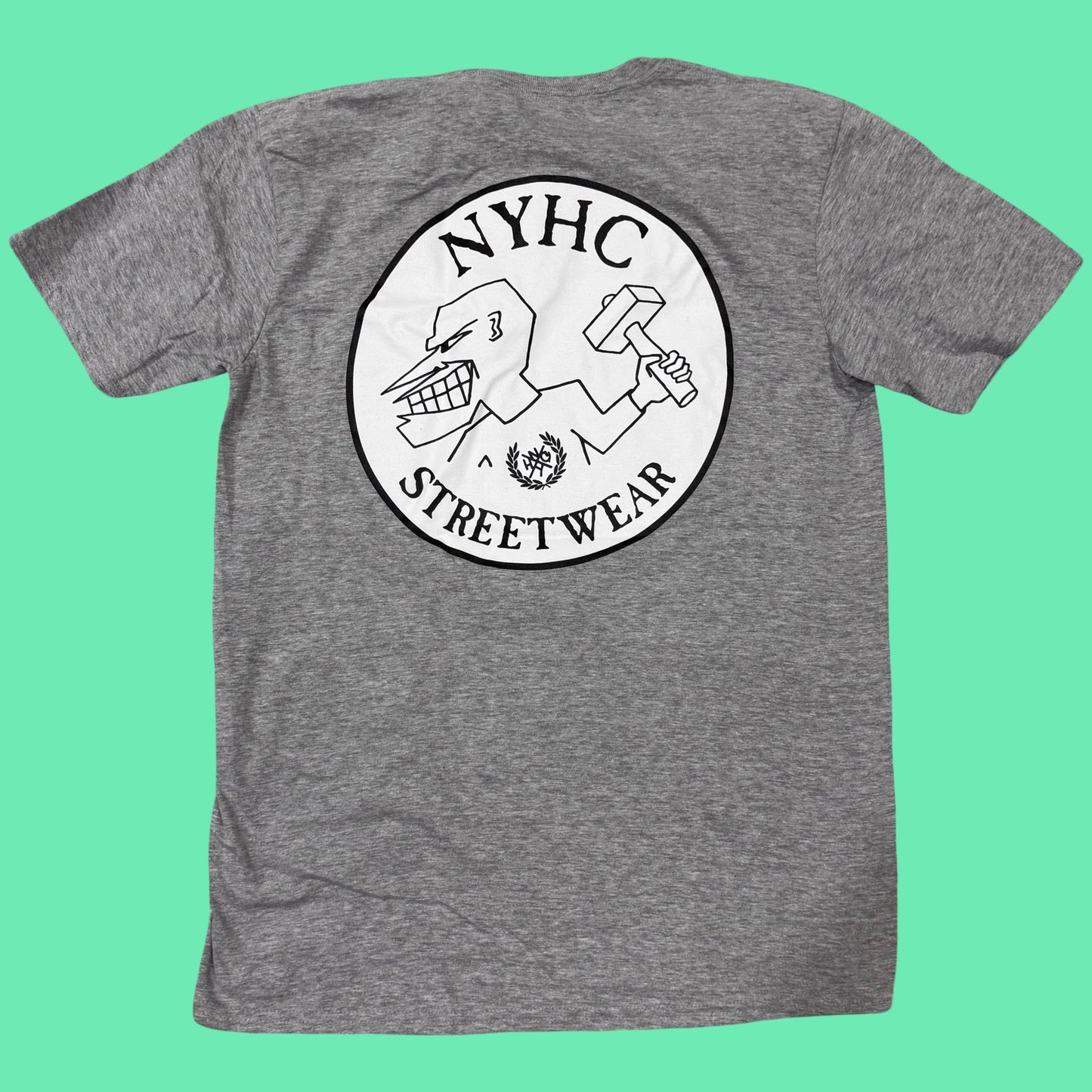NYHC x RIP - Grey Pocket Tee - Medium