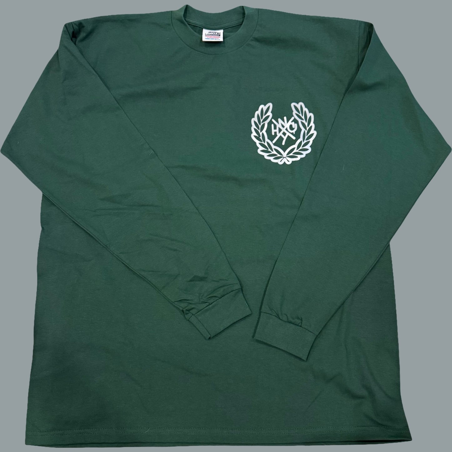 NYHC x ProClub - Hunter Green Long Sleeve Shirts - 2XL