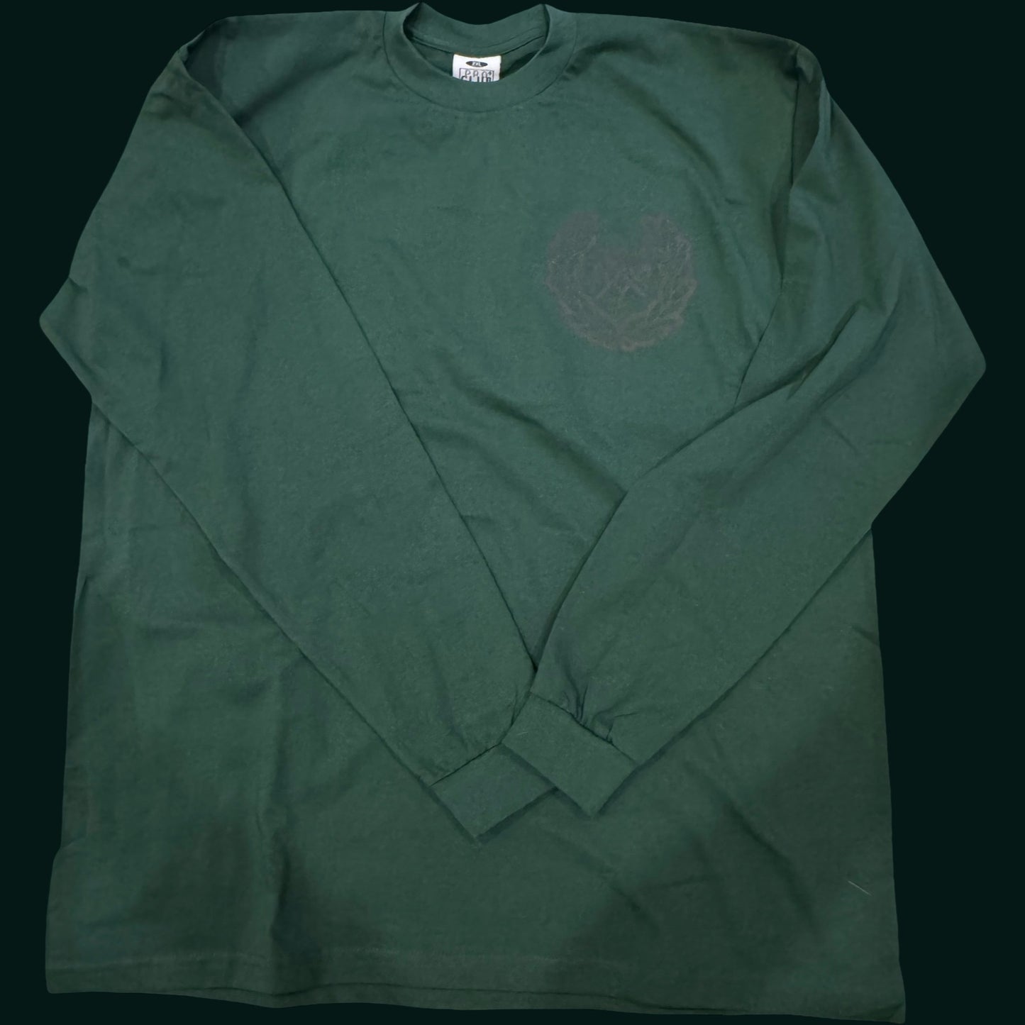 NYHC x ProClub - Hunter Green Long Sleeve Shirts - 2XL