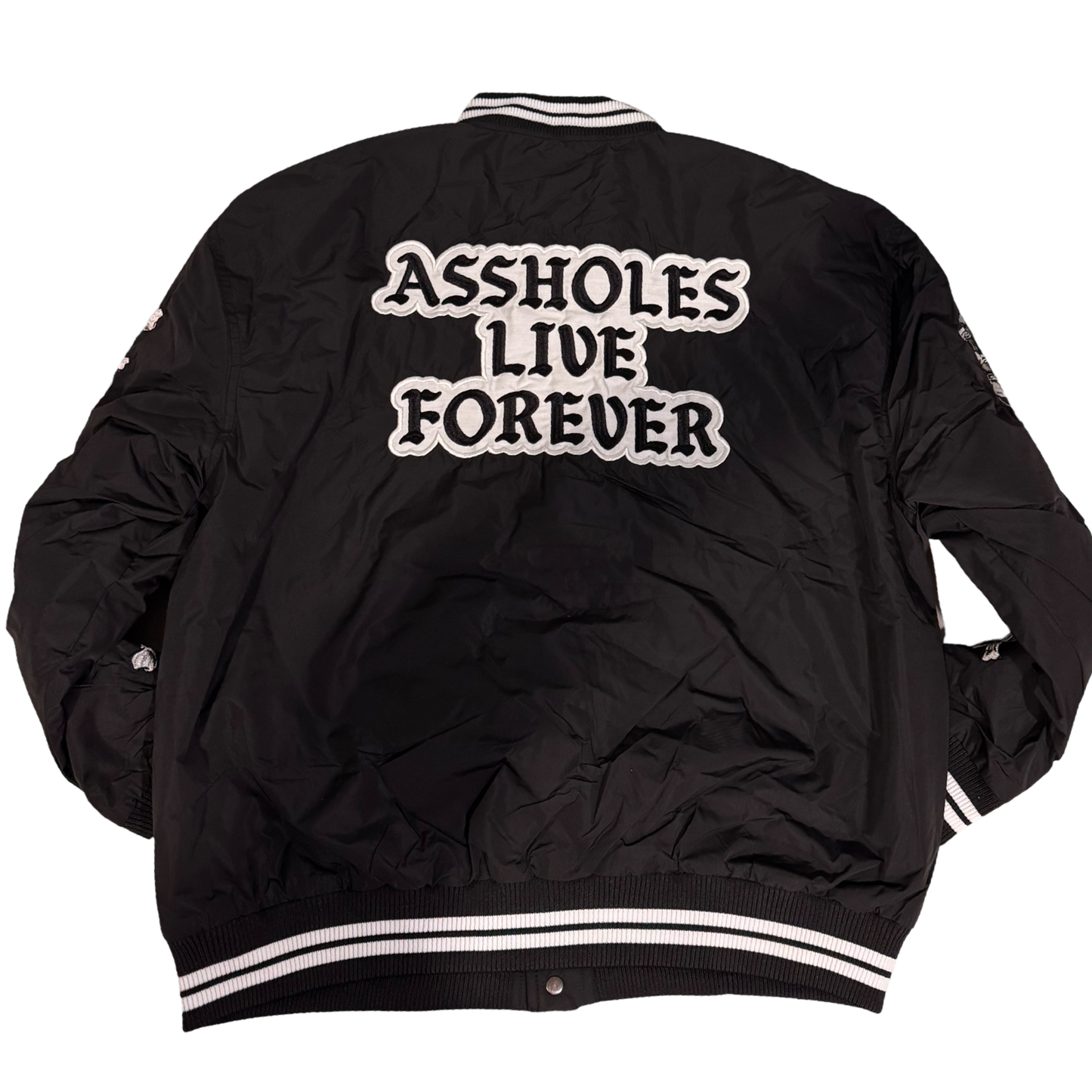 Assholes Live Forever - Varsity Bones Jacket
