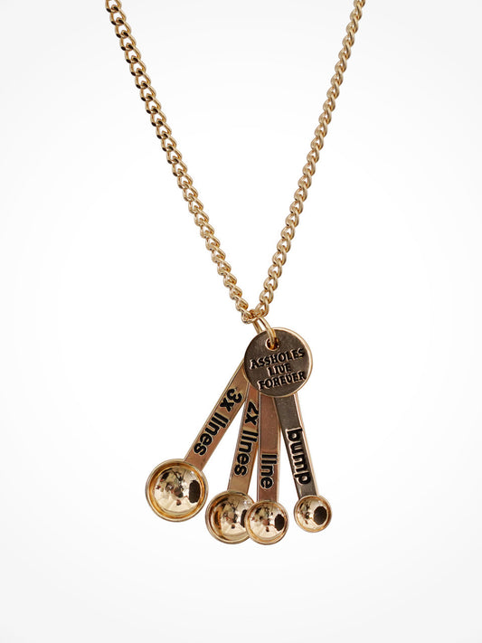 Gold Measuring Spoon Necklace