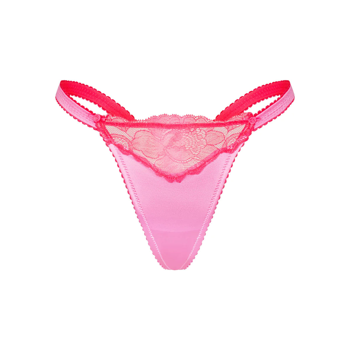 SKIMS LIMITED EDITION- Lace String Thong Neon Orchid