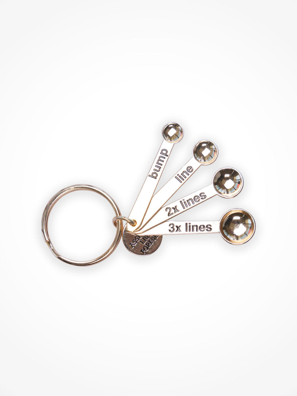 A.L.F - GOLD MEASURING SPOON KEYCHAIN