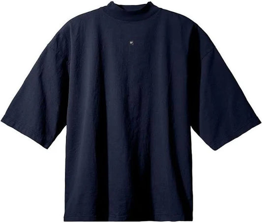 YEEZY GAP x Balenciaga Logo No Seam Tee 'Navy