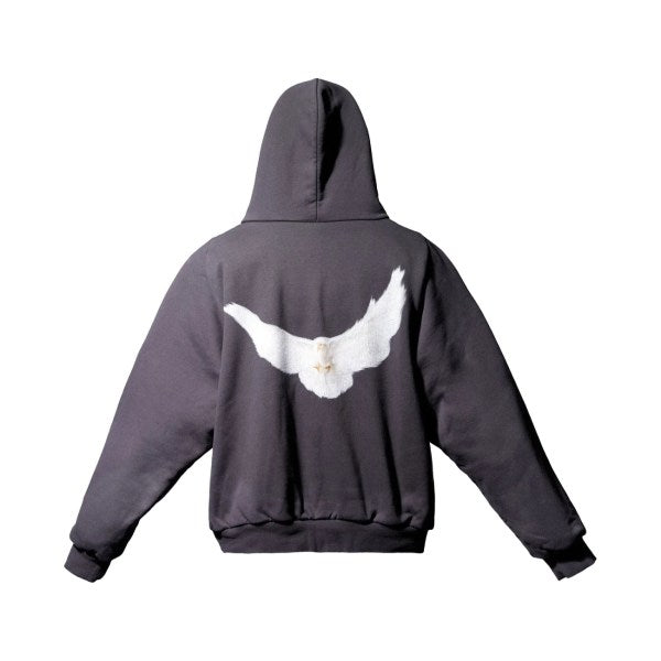 Gap Yeezy Engineered by Balenciaga Dove Shrunken Hoodie 'Black