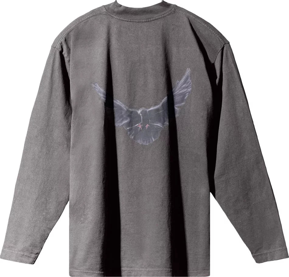 Yeezy Gap Engineered by Balenciaga Dove Long-Sleeve Tee 'Dark Grey