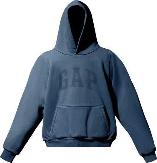 Yeezy Gap Engineered by Balenciaga Dove Shrunken Hoodie 'Dark Blue