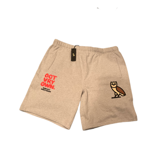 OVO-Grey Sweat Shorts(XXL)