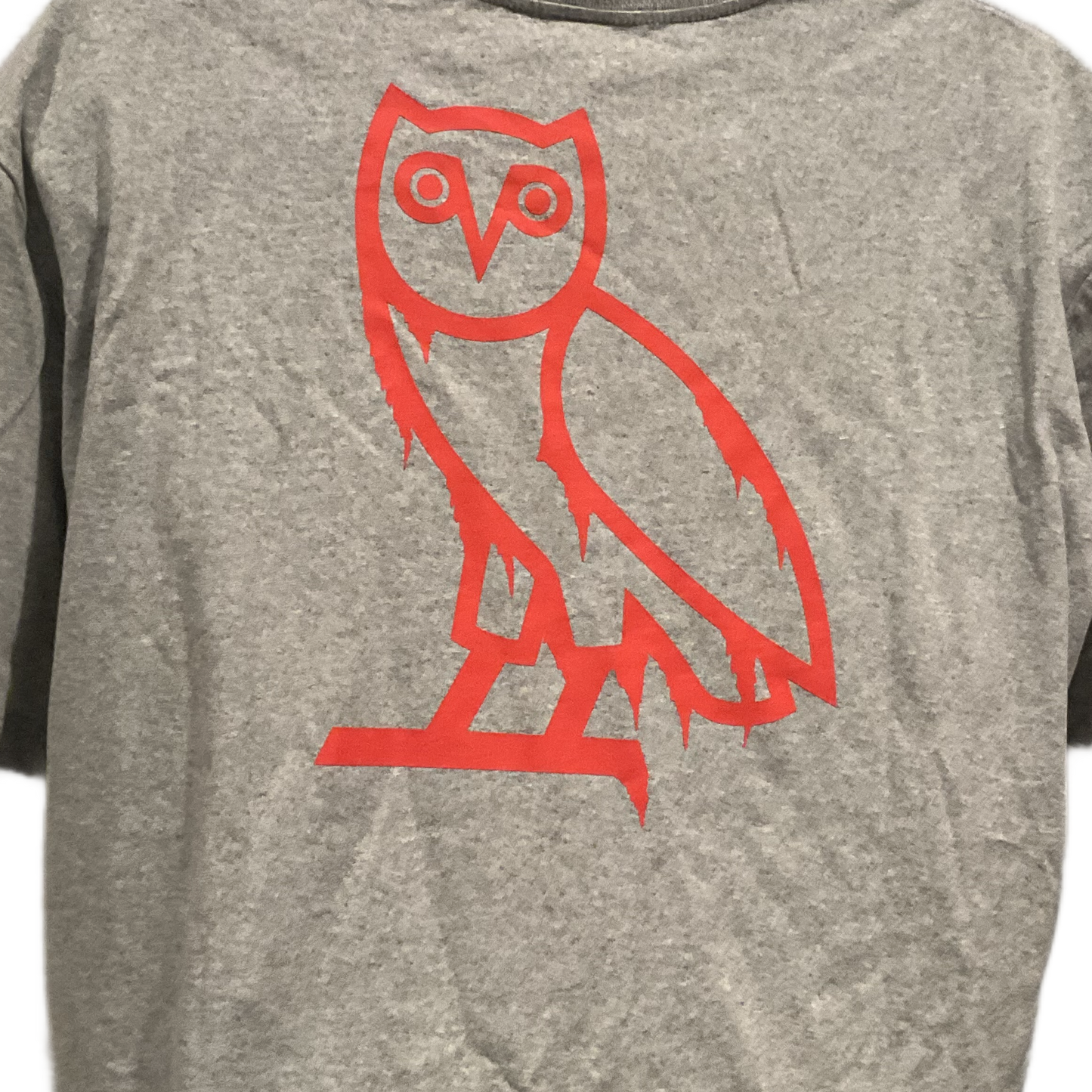 OVO - GREY/RED HALLOWEEN GANG SHORT SLEEVE T-SHIRT (XXL)